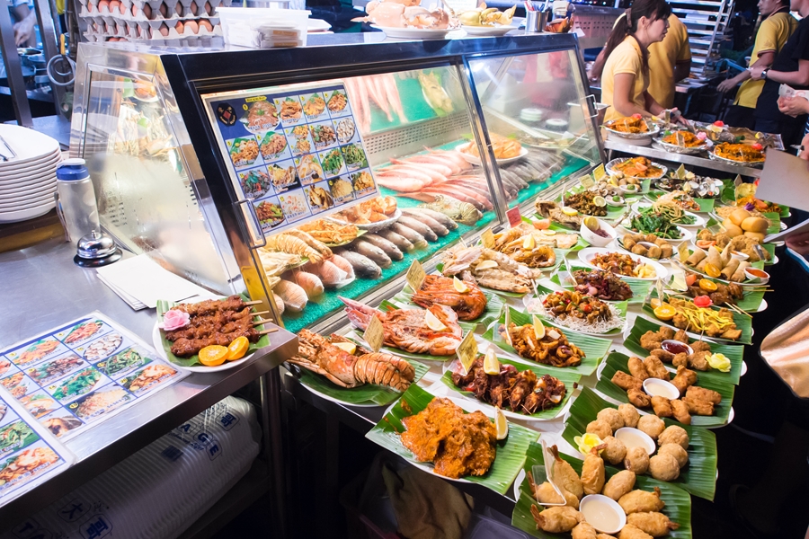 Singapore Streetfood eten