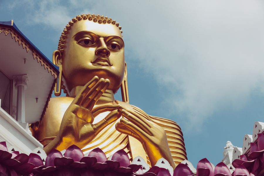 Sri Lanka Dambulla Gouden Boeddha