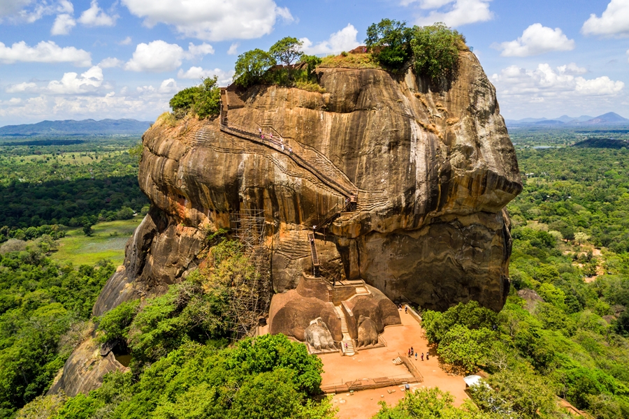 Sri Lanka Sigiriya Leewenrots Uitzicht 1