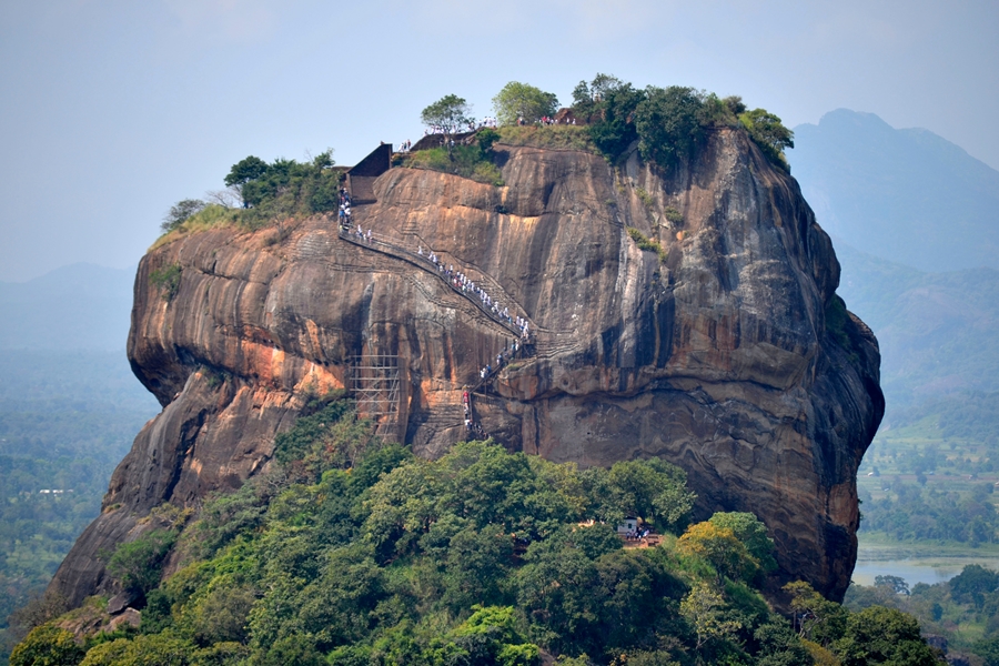 Sri Lanka Sigiriya Leeuwenrots Uitzicht