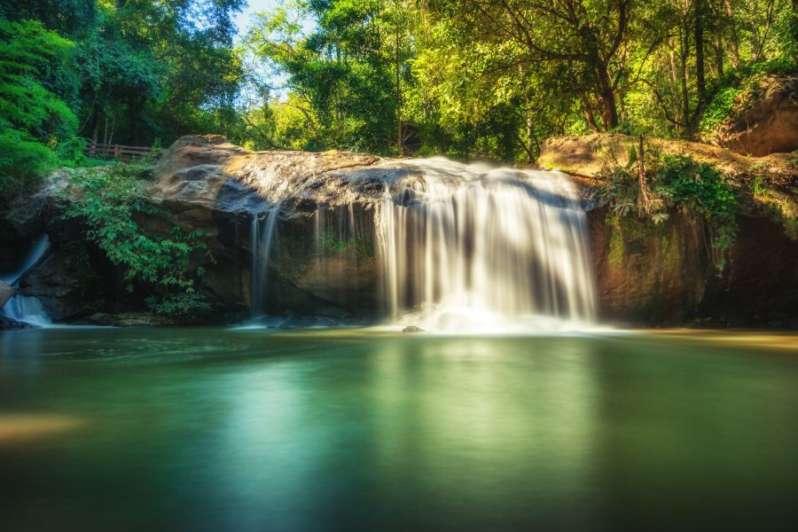 Thailand Chiang Mai Mae Sa waterval in Doi Suthep Pui National Park