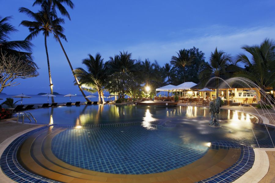 Thailand Koh Chang Centara Tropicana Resort Sea Breeze Pool zwembad