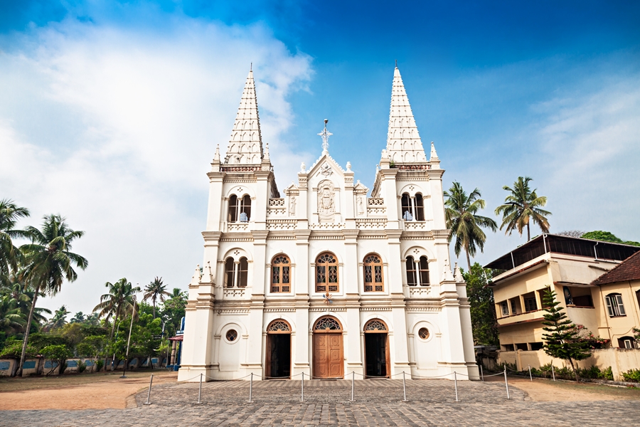 India Cochin Kochi Santa Cruz basilica kerk