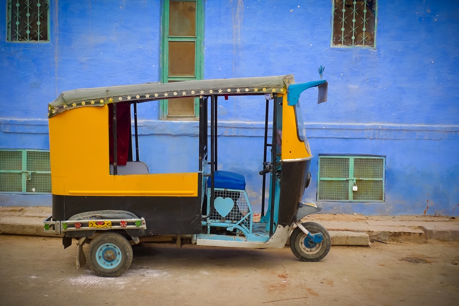 India Jodhpur Tuktuk