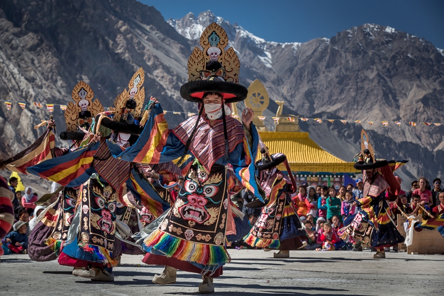 India Ladakh Festival dansen