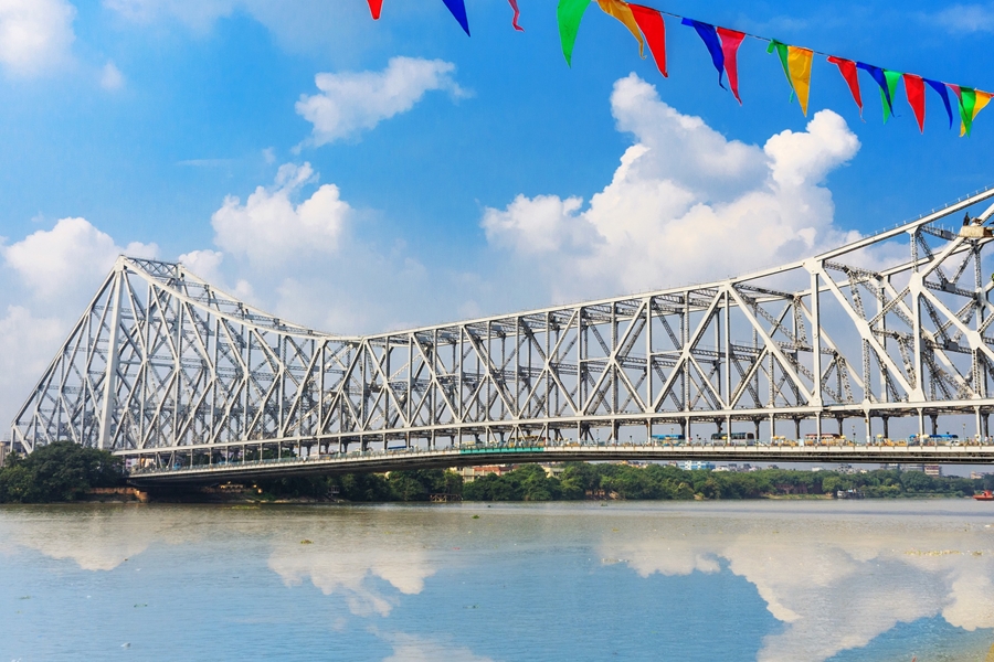 India Kolkata Calcutta Howray brug