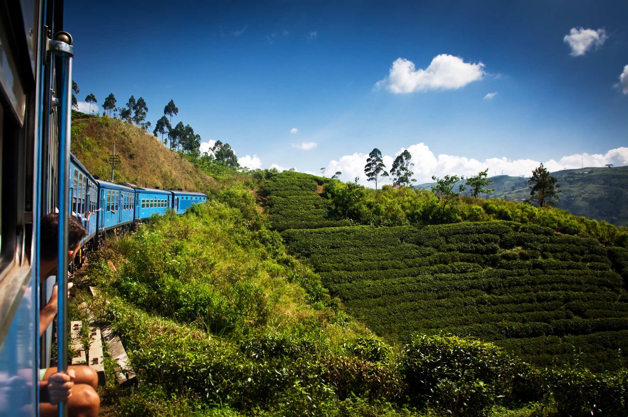 Sri Lanka Trein van Nuwara Eliya naar Kandy