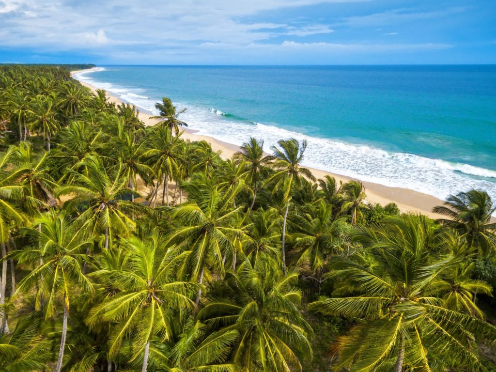 Sri Lanka ruig strand