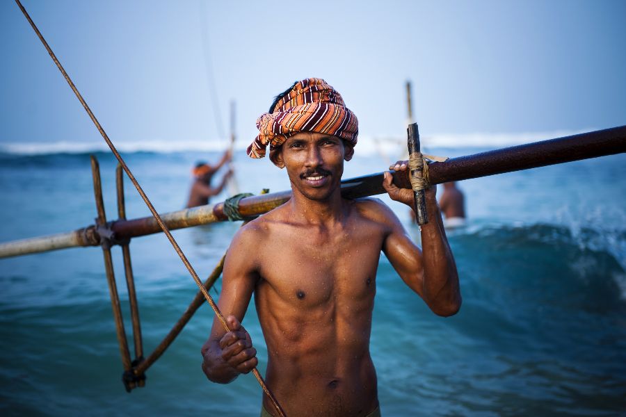 Sri Lanka fisherman visser