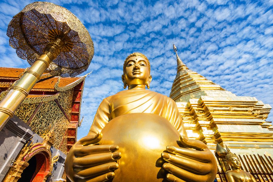 thailand chiang mai doi suthep tempel