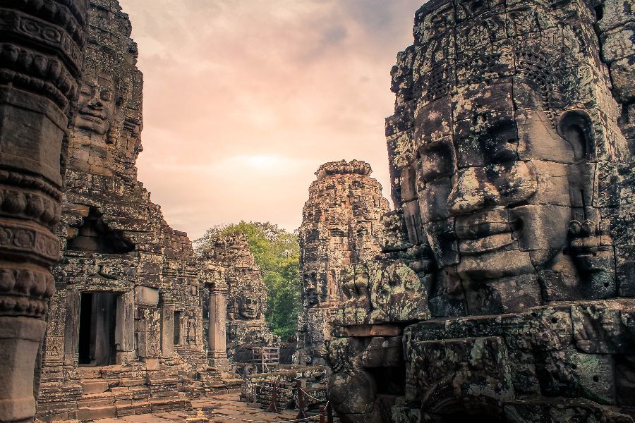 cambodja angkor wat bayon tempel