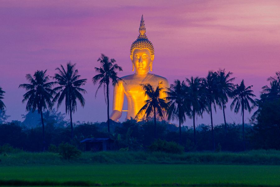thailand ang thong big buddha wat muang