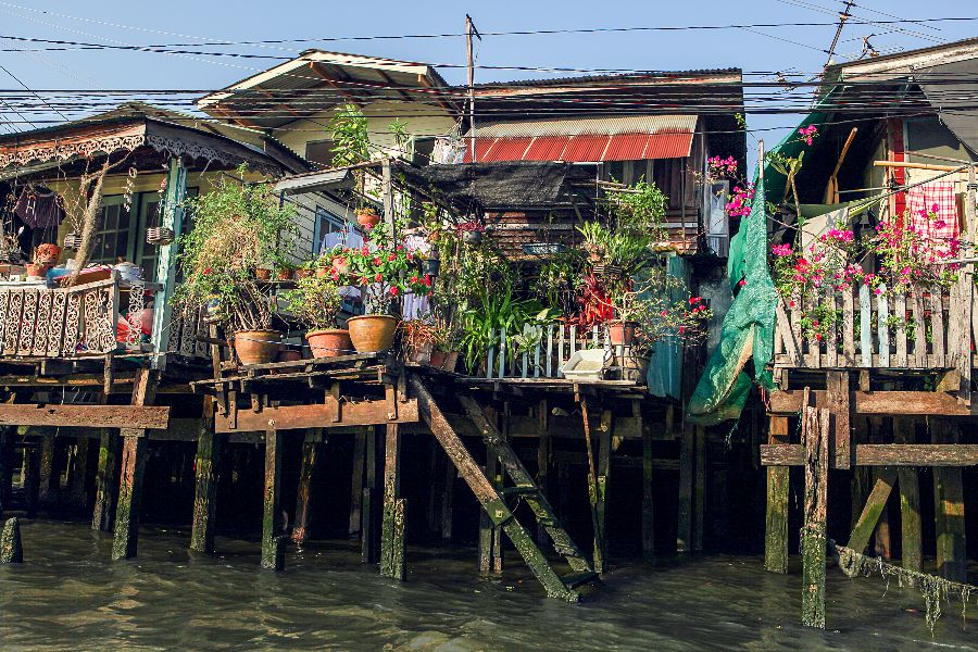 thailand bangkok boot khlong klong kanaal