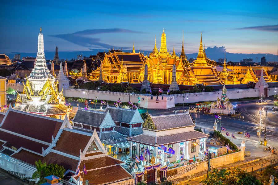 thailand bangkok grand palace city pillar stadspilaar