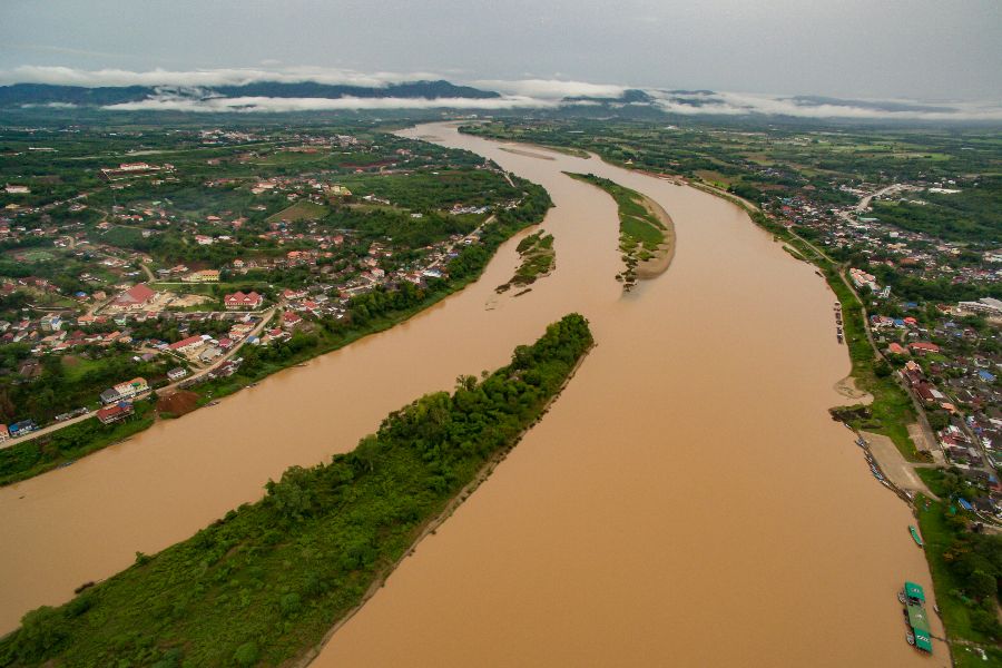 thailand chiang rai chiang khong mekong rivier