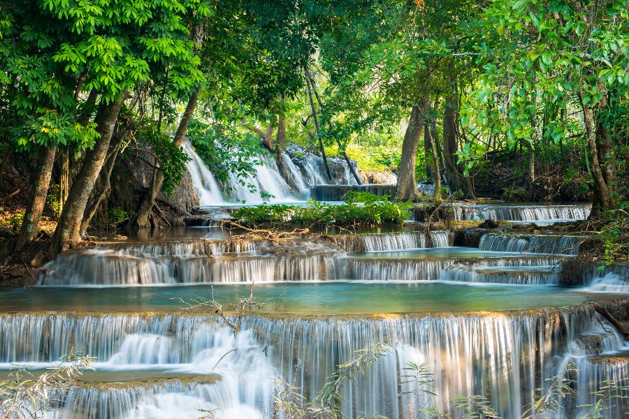 thailand kanchanaburi erawan waterval