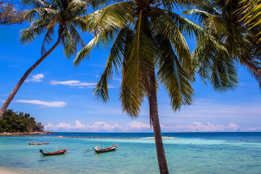 thailand koh phangan haad yao beach strand