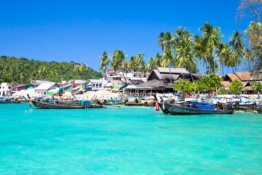 thailand koh phi phi phi phi don vissersboten