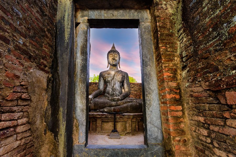 thailand sukhothai wat si chum tempel