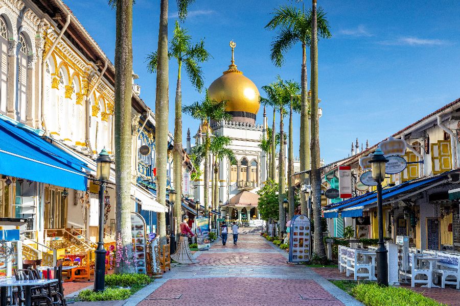 singapore masjid sultan moskee markt