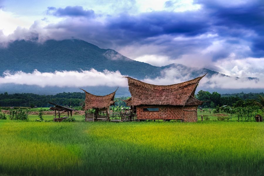 thailand nan pua rijstvelden bergen
