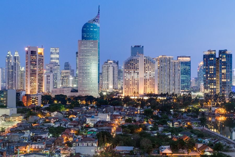 indonesie jakarta skyline