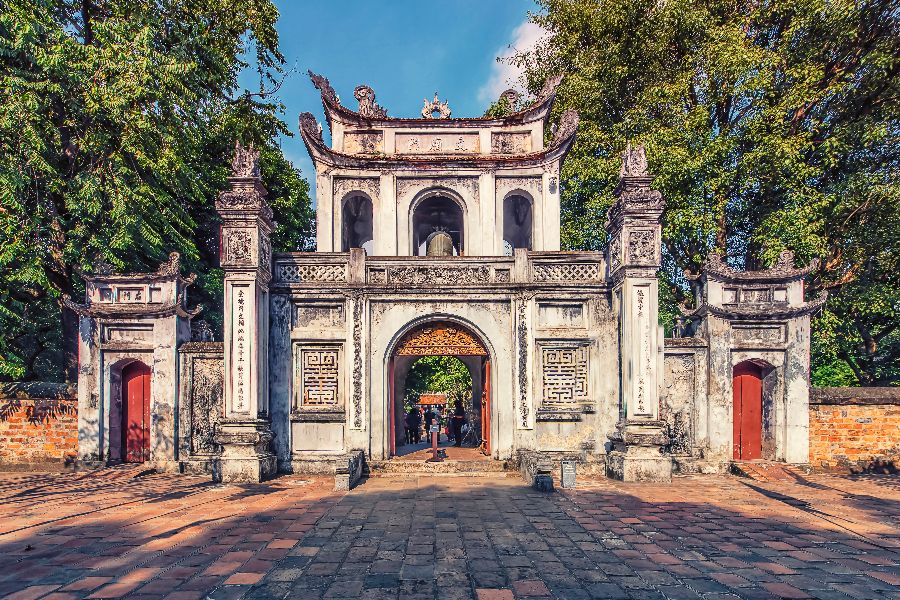 vietnam hanoi temple of literature tempel van de literatuur