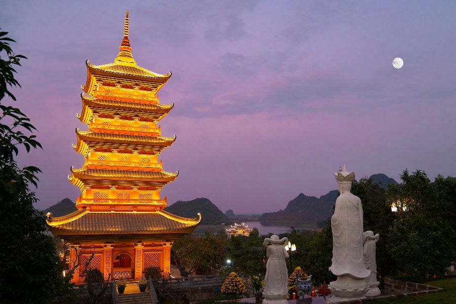 vietnam ninh binh bai dinh tempel pagode
