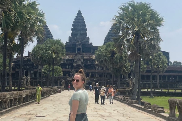 Julia @ Angkor Wat, Cambodja