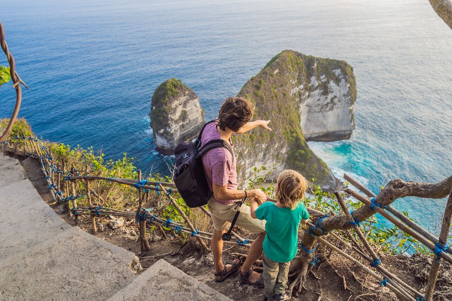 indonesie bali nusa penida familie