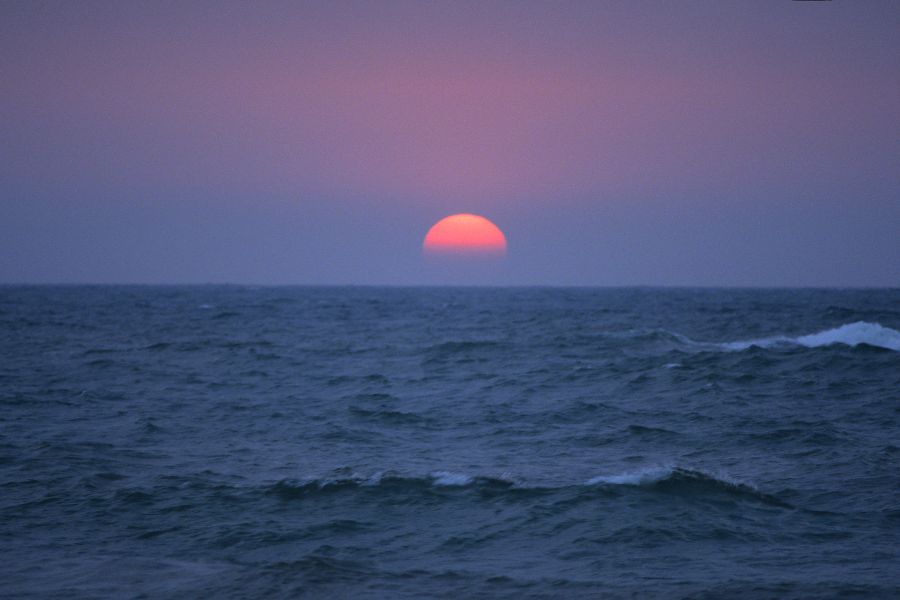 sri lanka kalutara zonsondergang