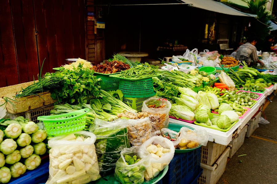 thailand markt groente