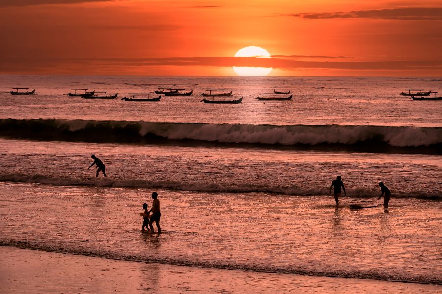 indonesie bali kuta beach strand