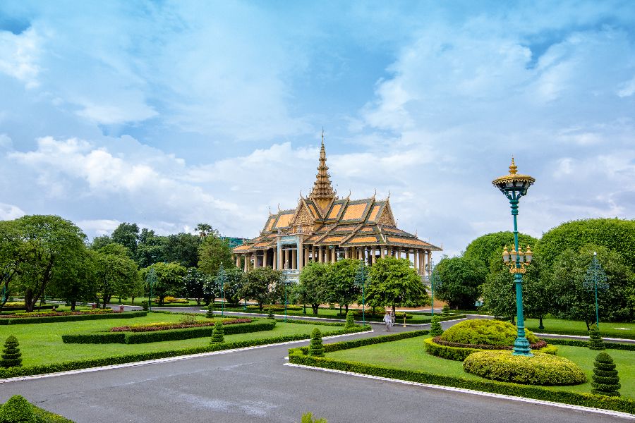 cambodja phnom penh koninklijk paleis royal palace