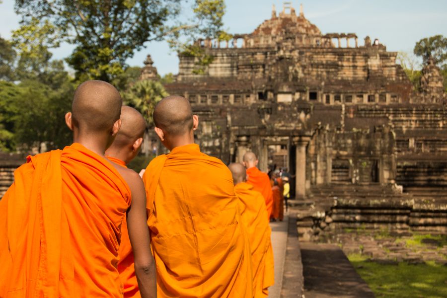 cambodja siem reap banteay srei tempel