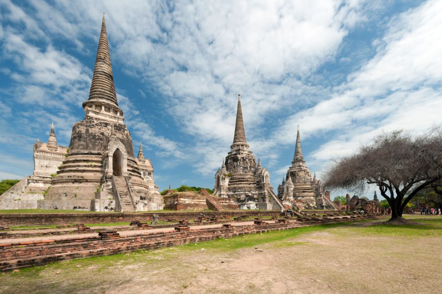 thailand ayutthaya wat phra si sanphet tempel