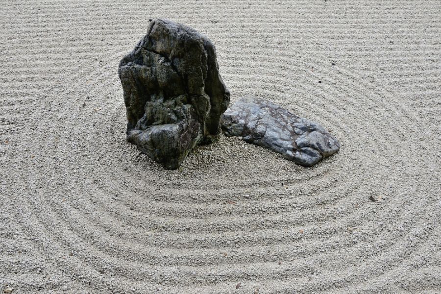 japan kyoto nanzenji tempel steen tuin stone garden