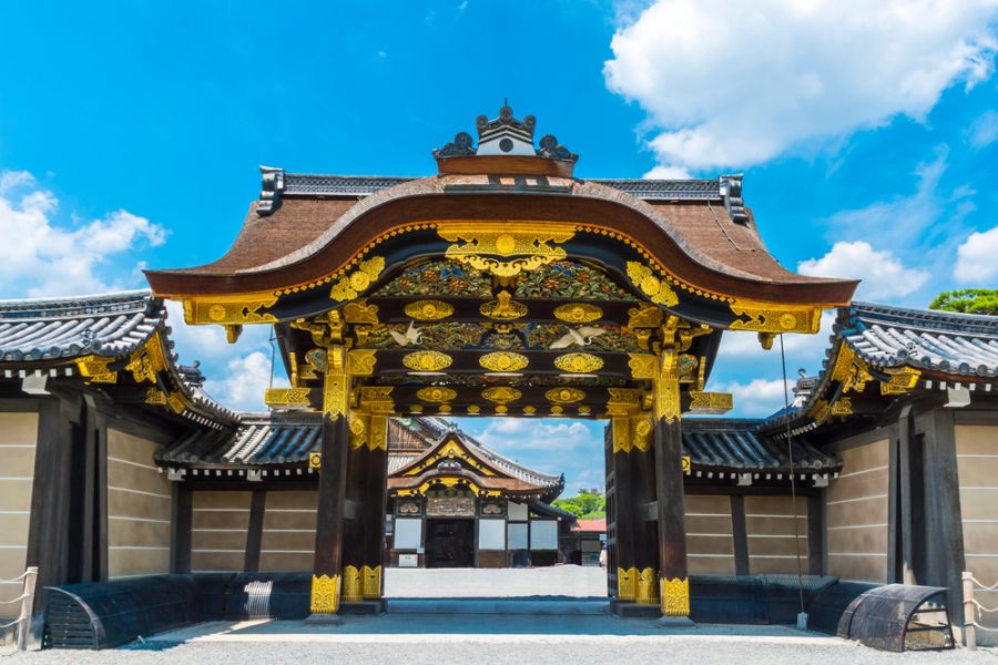 japan kyoto nijo castle karamon gate