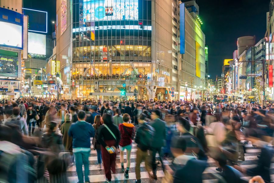 japan tokyo shibuya crossing