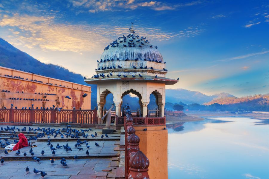 india jaipur maotha lake