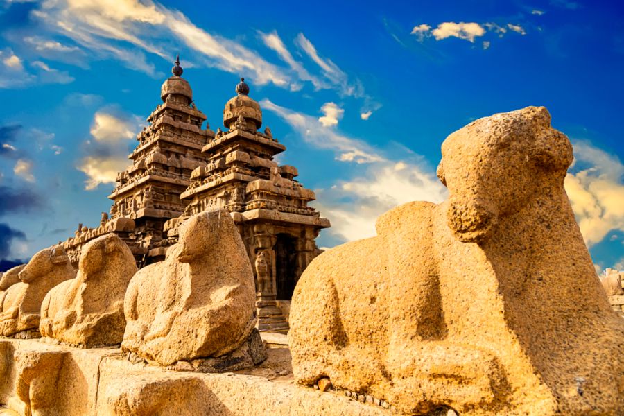 india mamallapuram tempel shore temple