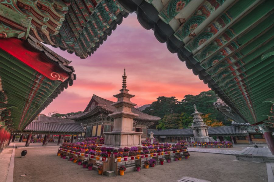 zuid korea gyeongju bulguksa tempel in gyeongju