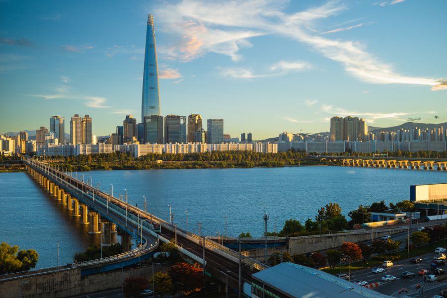 zuid korea seoul han rivier