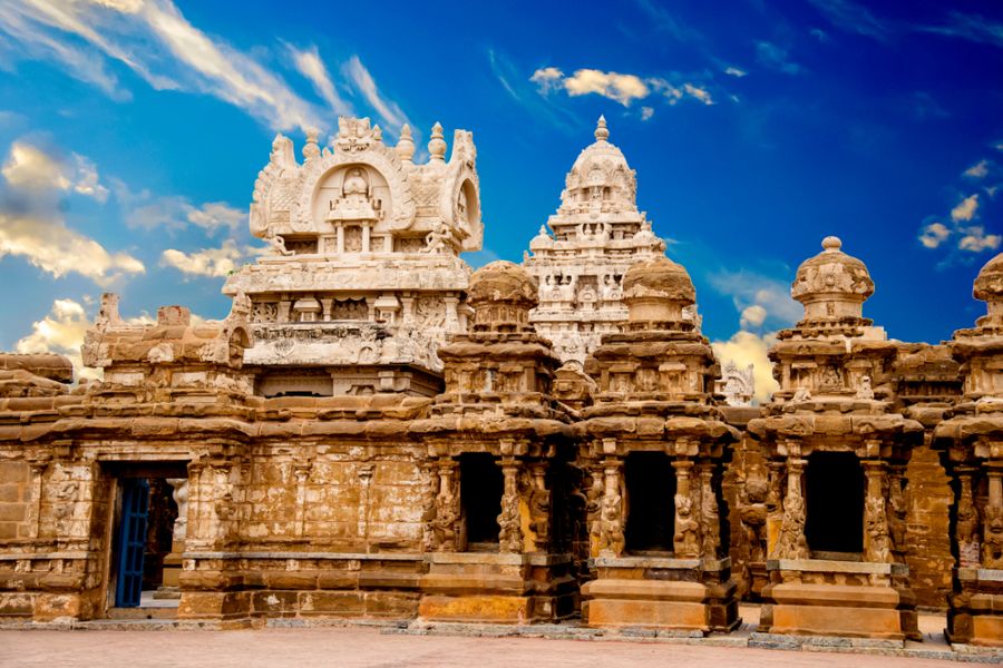 india kanchipuram kailasanathar tempel