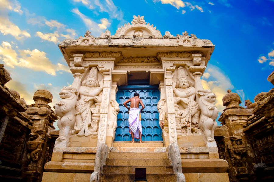 india kanchipuram kailasanathar tempel
