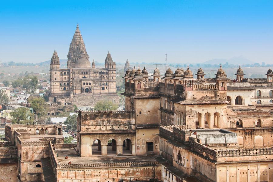 india orchha chaturbhuj tempel