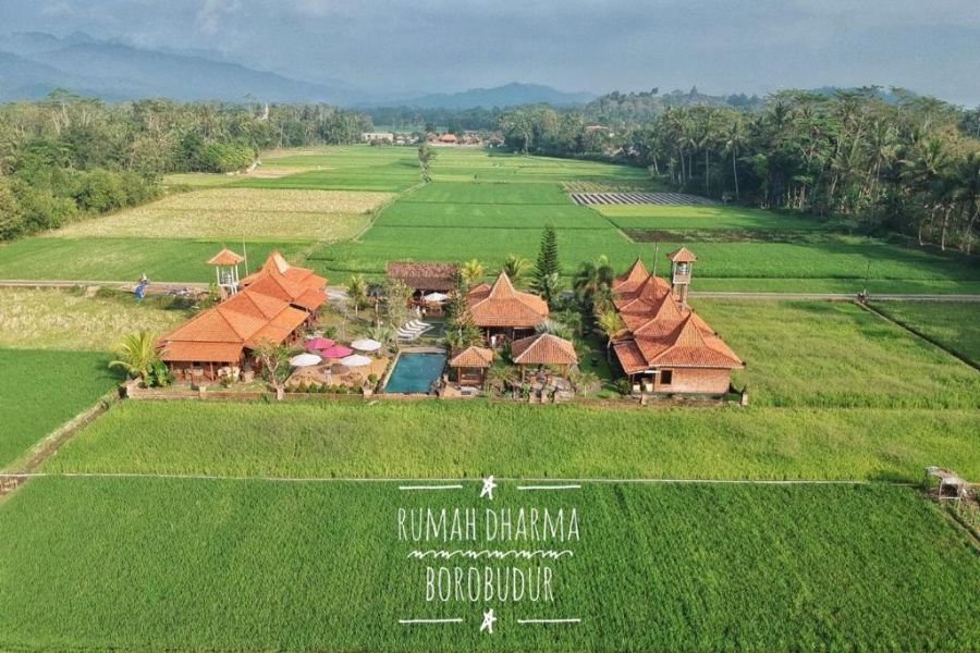 indonesie java borobodur rumah dharma 2464