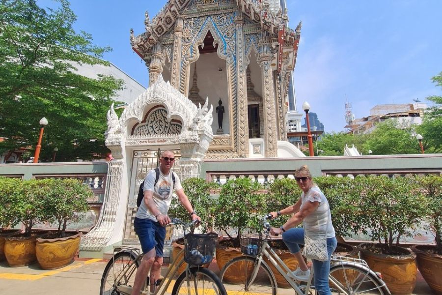 Fietstour Bangkok. Foto van Joke