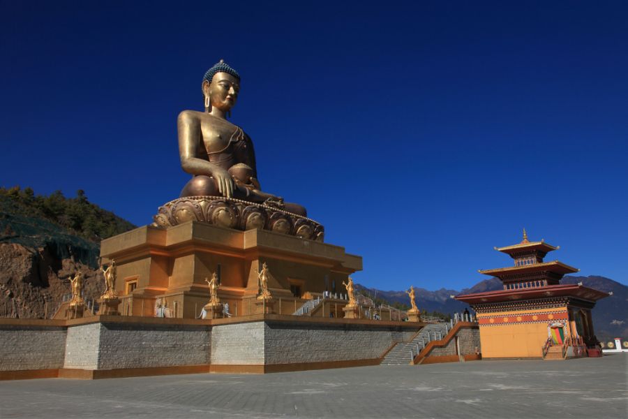 Buddha Dordenma bij Buddha Point (Kuenselphodrang) in Thimphu