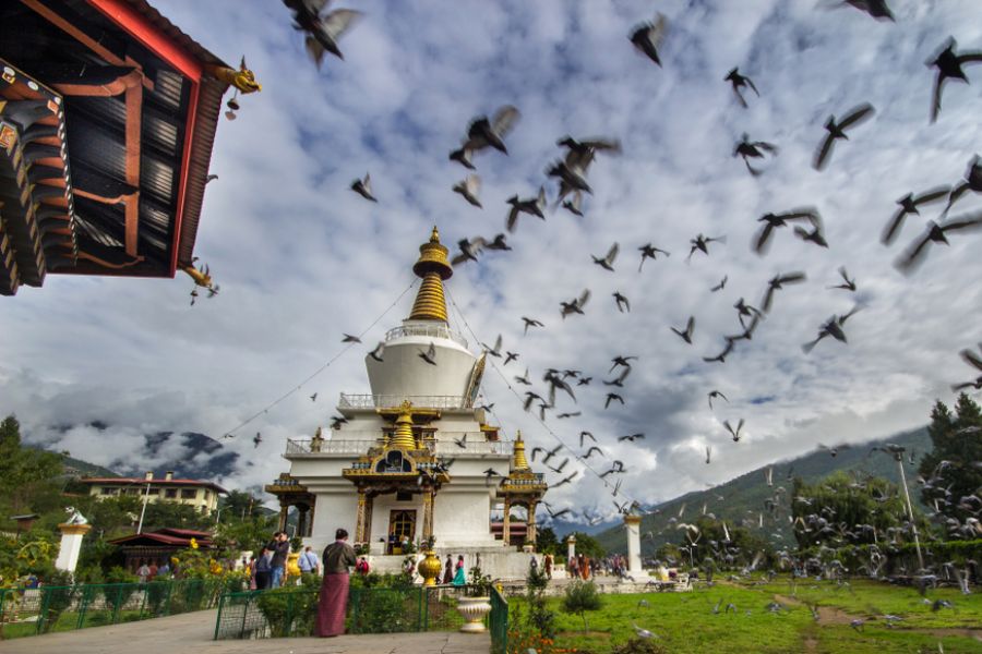 Dag 2: Aankomst in Bhutan - Thimphu